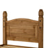Corona 3FT Bed Low Foot End - Distressed Waxed Pine